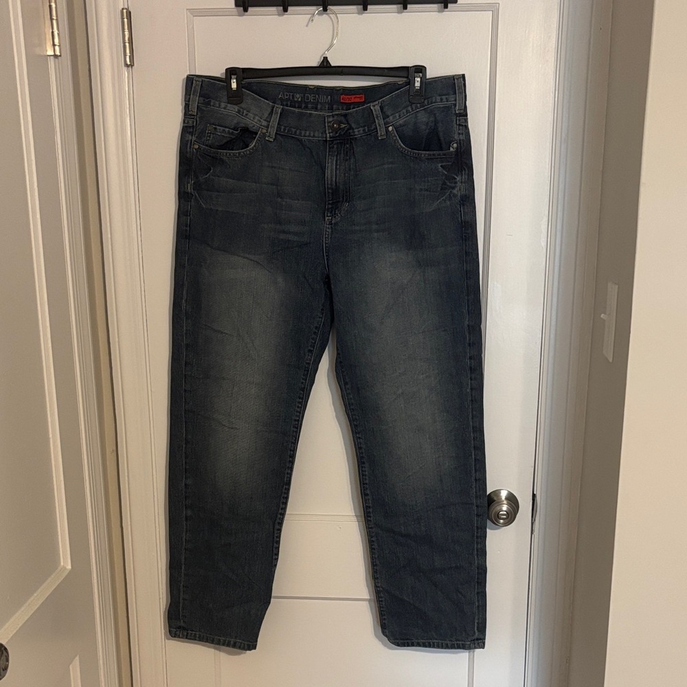 Apt. 9 Men's Relaxed Fit Jeans in Deep Blue